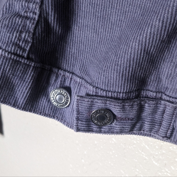 Large Jr or Adult M Purple, Violet Levi's courdory Jacket - Picture 3 of 8